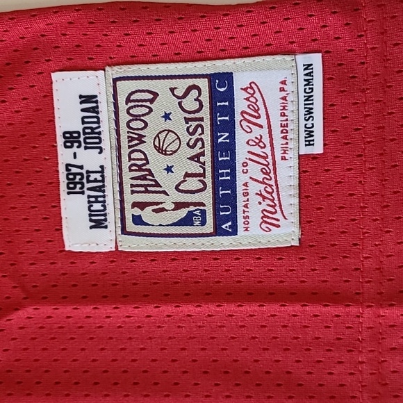 Mitchell & Ness Youth Boys Michael Jordan 97/98 Chicago Bulls Jersey 14/16 Large - Picture 11 of 12